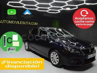 Usado Peugeot 308 Style 130 CV (95 kW) 2020 Azul Berlina