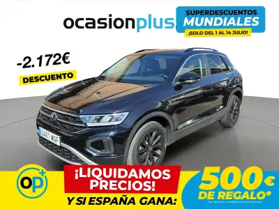 Usado VW T-Roc Life 150 CV (110 kW) 2023 Negro SUV