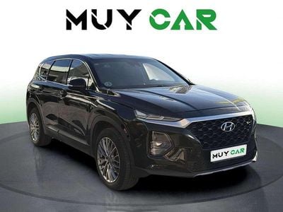 Usado Hyundai Santa Fe 150 CV (110 kW) 2019 Negro SUV