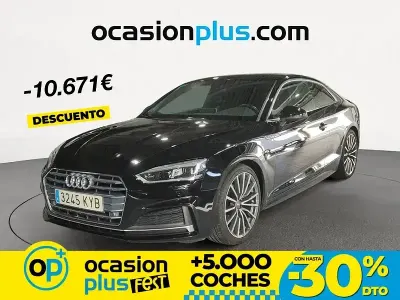 Brugt Audi A5 S-Line 190 HK (139 kW) 2019 Sort Coupe
