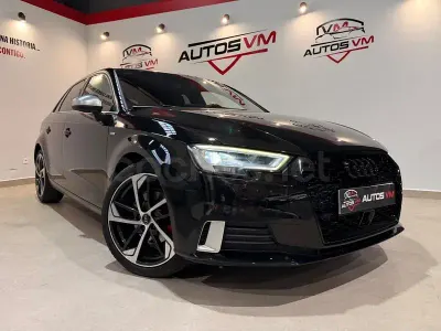 Usado Audi A3 S-Line 116 CV (85 kW) 2018 Negro Berlina