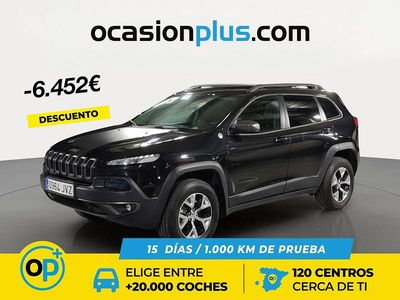 Usado Jeep Cherokee Trailhawk 272 CV (200 kW) 2016 Negro SUV