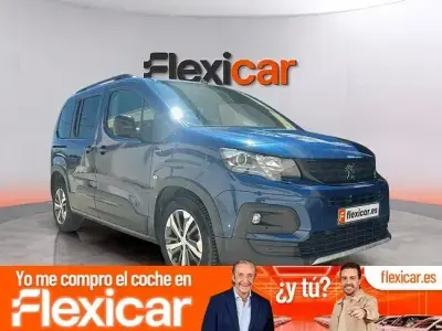 Usado Peugeot Rifter GT-line 130 CV (95 kW) 2018 Azul Monovolumen
