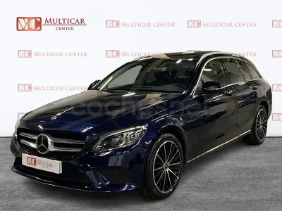 Usado Mercedes C200 160 CV (117 kW) 2020 Azul Familiar
