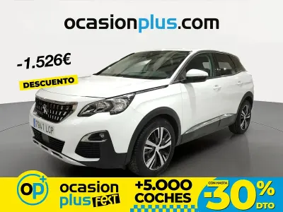 Usado Peugeot 3008 Allure 130 CV (95 kW) 2019 Blanco SUV
