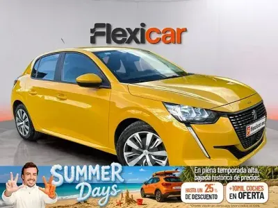Usado Peugeot 208 Active 100 CV (73 kW) 2020 Amarillo Utilitario