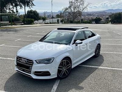 Usado Audi S3 S-Line 300 CV (220 kW) 2014 Blanco Berlina