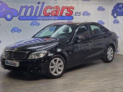 Usado Mercedes C180 Elegance 156 CV (114 kW) 2009 Negro Berlina