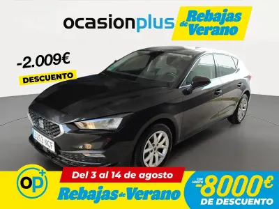 Usado Seat Leon Style 116 CV (85 kW) 2025 Negro Berlina