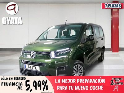Usado Citroën Berlingo 100 CV (73 kW) 2024 Verde Monovolumen