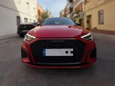 Usado Audi A3 Sportback S-Line 204 CV (150 kW) 2020 Rojo Utilitario