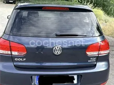 Usado VW Golf VI 105 CV (77 kW) 2010 Azul Utilitario