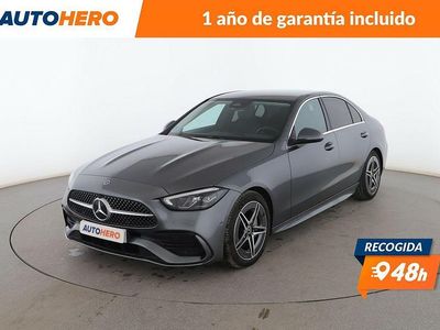 Usado Mercedes C200 AMG line 204 CV (150 kW) 2021 Gris Berlina