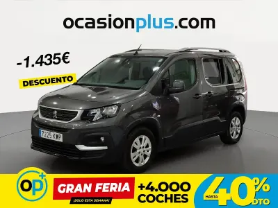 Usado Peugeot Rifter Active 130 CV (95 kW) 2019 Gris Monovolumen