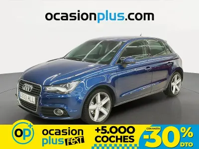 Usado Audi A1 Ambition 122 CV (89 kW) 2012 Azul Utilitario