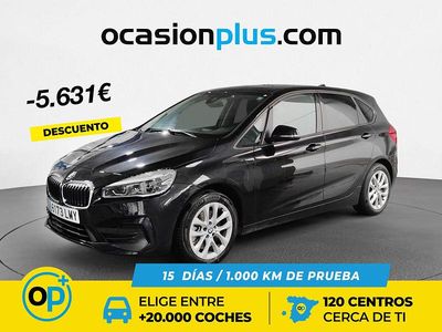 Negro Usado 2021 BMW 225 Active Tourer iPerformance Monovolumen | 17.950 € (Precio justo)