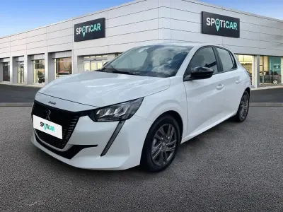 Begagnad Peugeot 208 Active 75 HK (55 kW) 2021 Vit Halvkombi