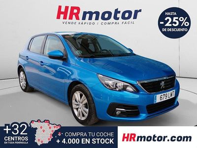 Usado Peugeot 308 Active 114 CV (83 kW) 2021 Azul Berlina