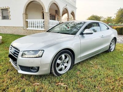 Usado Audi A5 190 CV (139 kW) 2009 Gris Coupe
