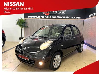 Negro Usado 2006 Nissan Micra Acenta Utilitario | 3980 € (Precio justo)