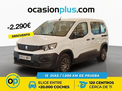 Usado Peugeot Rifter Active 100 CV (73 kW) 2022 Blanco Monovolumen