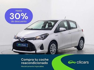 Usado Toyota Yaris Hybrid Active 75 CV (55 kW) 2016 Blanco Berlina