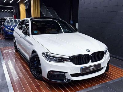 Usado BMW 540 M Performance 340 CV (250 kW) 2018 Blanco Berlina