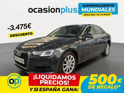 Usado Audi A4 Advanced 218 CV (160 kW) 2017 Gris / plata Berlina