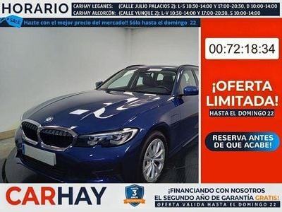 Usado BMW 330e 292 CV (214 kW) 2021 Azul Familiar