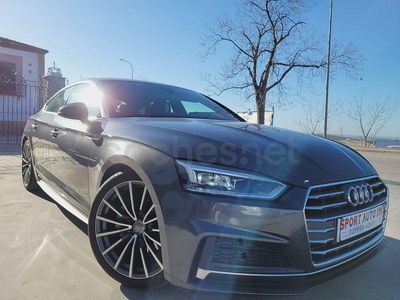 Usado Audi A5 Sportback S-Line 190 CV (139 kW) 2019 Gris / plata Utilitario