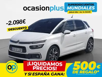 Usado Citroën C4 Feel 130 CV (95 kW) 2019 Blanco Monovolumen