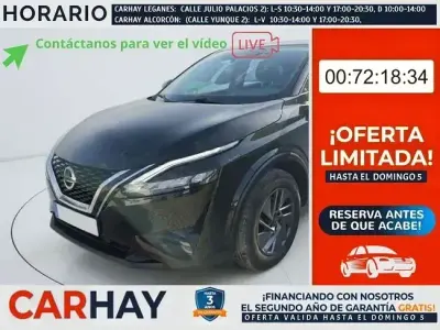 Usado Nissan Qashqai Acenta 140 CV (102 kW) 2022 Negro SUV
