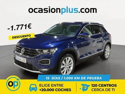 Usado VW T-Roc Sportline 150 CV (110 kW) 2019 Azul SUV