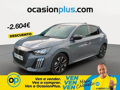 Usado Peugeot 208 Allure 100 CV (73 kW) 2025 Gris Utilitario