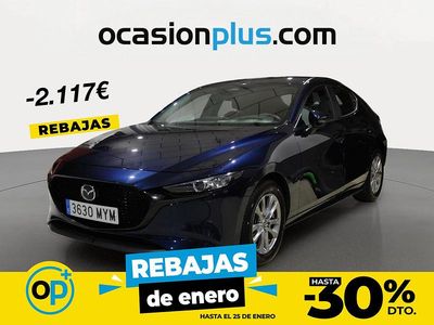 Azul Usado 2025 Mazda 3 Prime-Line Berlina | 22.990 € (Precio justo)