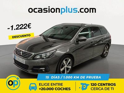 Gris Usado 2020 Peugeot 308 Allure Familiar | 13.450 € (Precio justo)