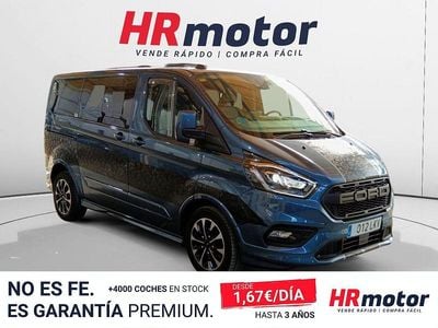 Usado Ford Transit Custom Sport 185 CV (136 kW) 2020 Azul Berlina