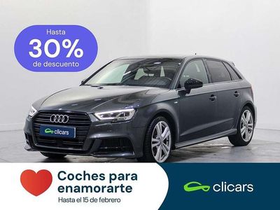 Usado Audi A3 Sportback Premium 150 CV (110 kW) 2019 Gris Utilitario