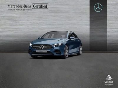 Brugt Mercedes A200 AMG line 150 HK (110 kW) 2020 Blå