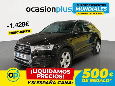Usado Audi Q3 Sport 150 CV (110 kW) 2017 Negro SUV