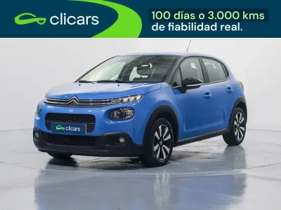 Usado Citroën C3 Feel 110 CV (80 kW) 2019 Azul Utilitario