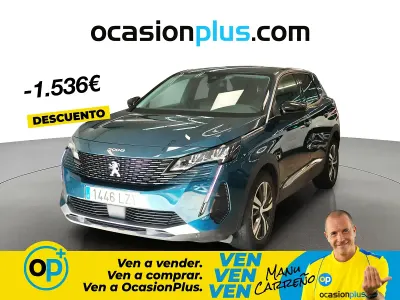 Usado Peugeot 3008 Allure 130 CV (95 kW) 2022 Azul SUV