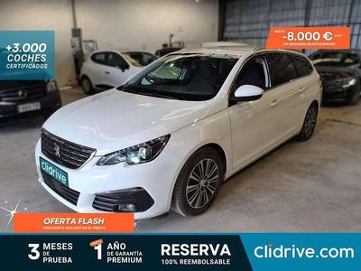 Usado Peugeot 308 SW Allure 131 CV (96 kW) 2021 Blanco Familiar