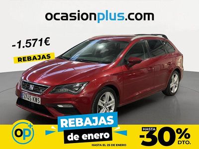 Rojo Usado 2019 Seat Leon FR Familiar | 16.790 € (Precio justo)