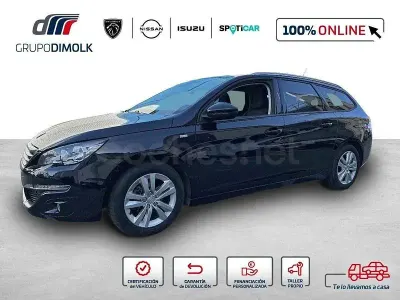 Usado Peugeot 308 SW Style 130 CV (95 kW) 2017 Azul Familiar