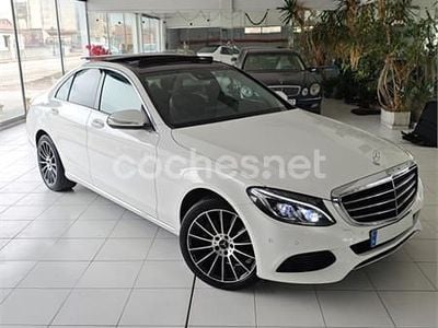 Blanco Usado 2014 Mercedes C220 AMG line Berlina | 19.500 € (Precio justo)