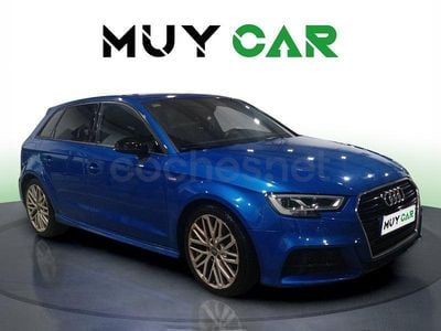 Usado Audi A3 S-Line 150 CV (110 kW) 2018 Azul Berlina