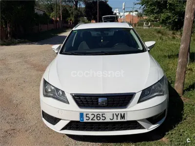 Usado Seat Leon ST Style 115 CV (84 kW) 2017 Blanco Familiar
