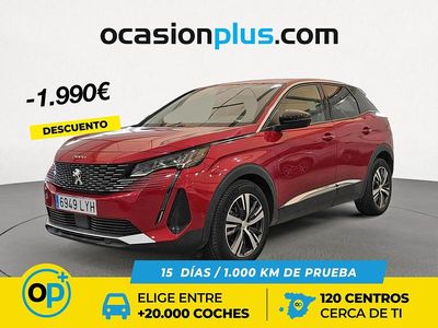 Usado Peugeot 3008 Allure 130 CV (95 kW) 2022 Rojo SUV
