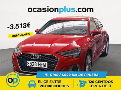 Rojo Usado 2023 Audi A3 Advanced Plus Berlina | 23.250 € (Buen precio)